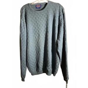 Pendleton Vintage Cozy Light Blue Textured Pullover Sweater XL